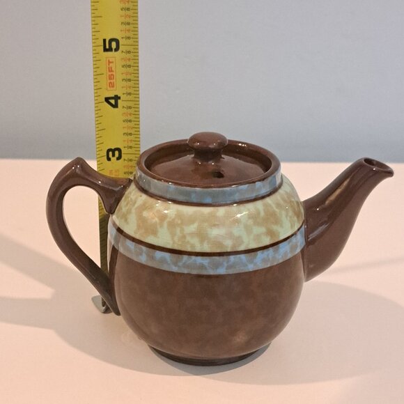 Vintage Sadler Staffordshire, England Brown Betty Glazed Single Serve Teapot - Picture 12 of 15